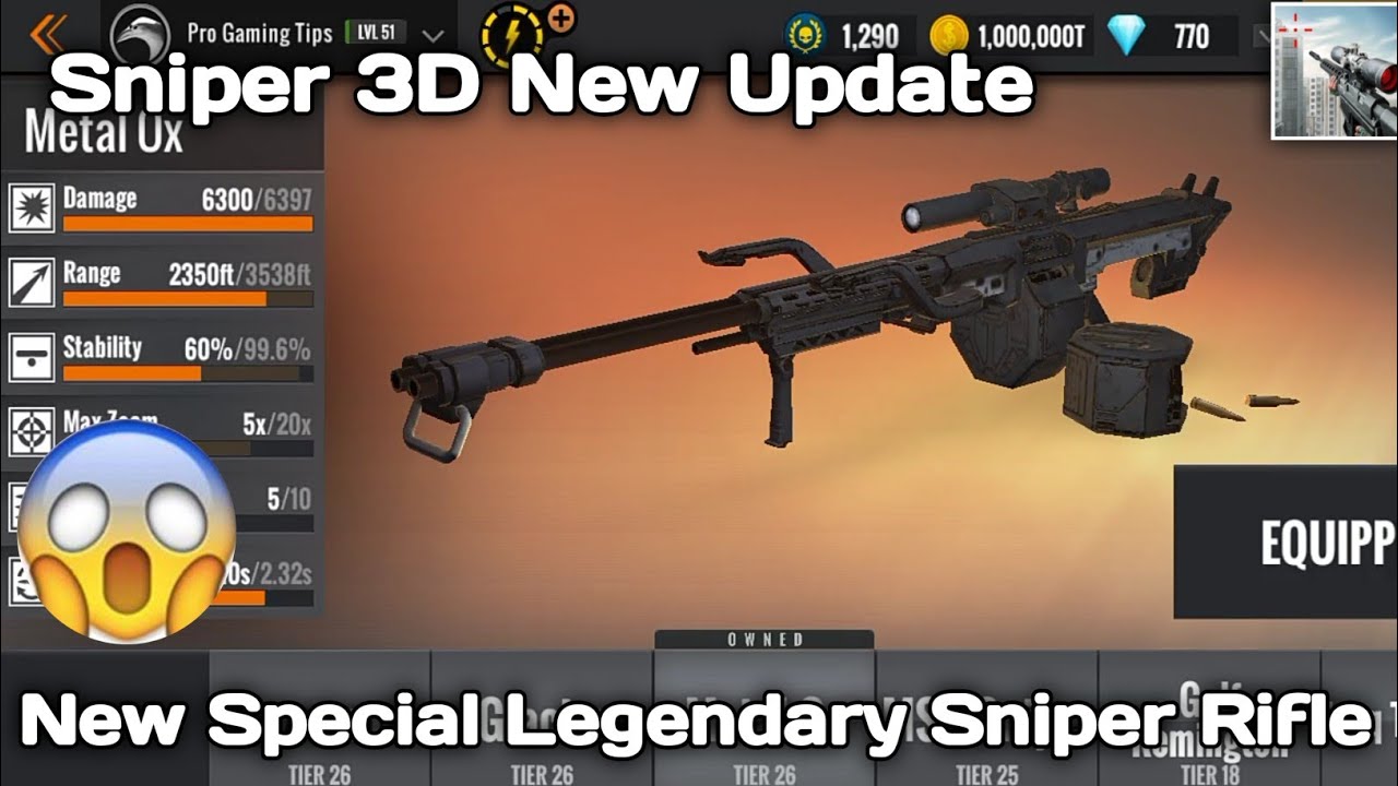 Sniper 3d New Update New Special 