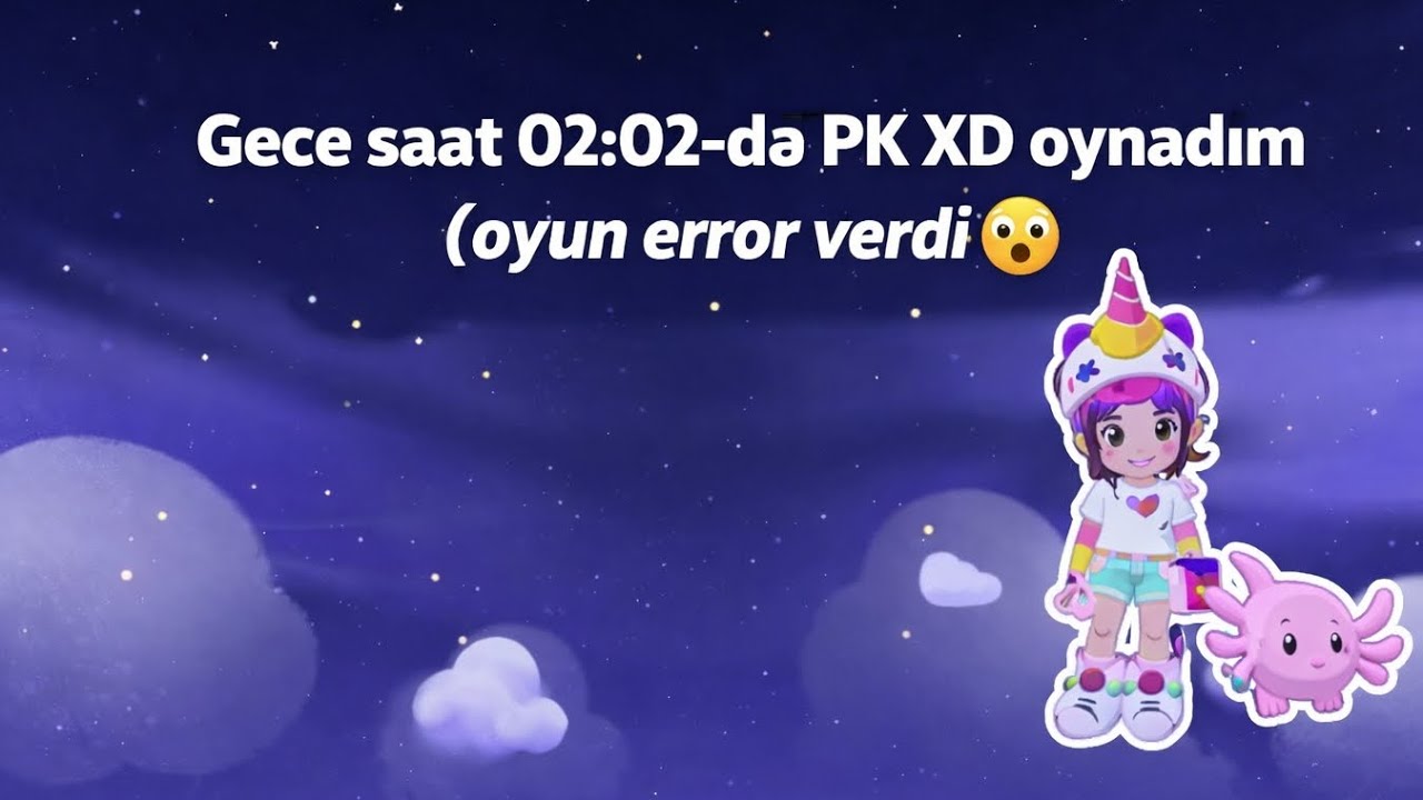 Gece saat 3 te Pk Xd oynadım(Önce video programdan, sonra ise oyundan atıldım😲)#CremalıTurtaXdツ