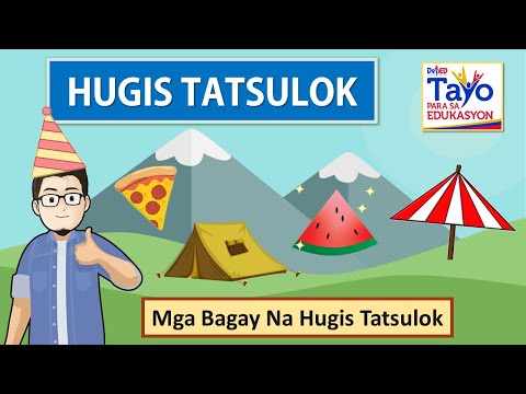 HUGIS TATSULOK || MGA BAGAY NA HUGIS TATSULOK || TRIANGLE TAGALOG LESSON