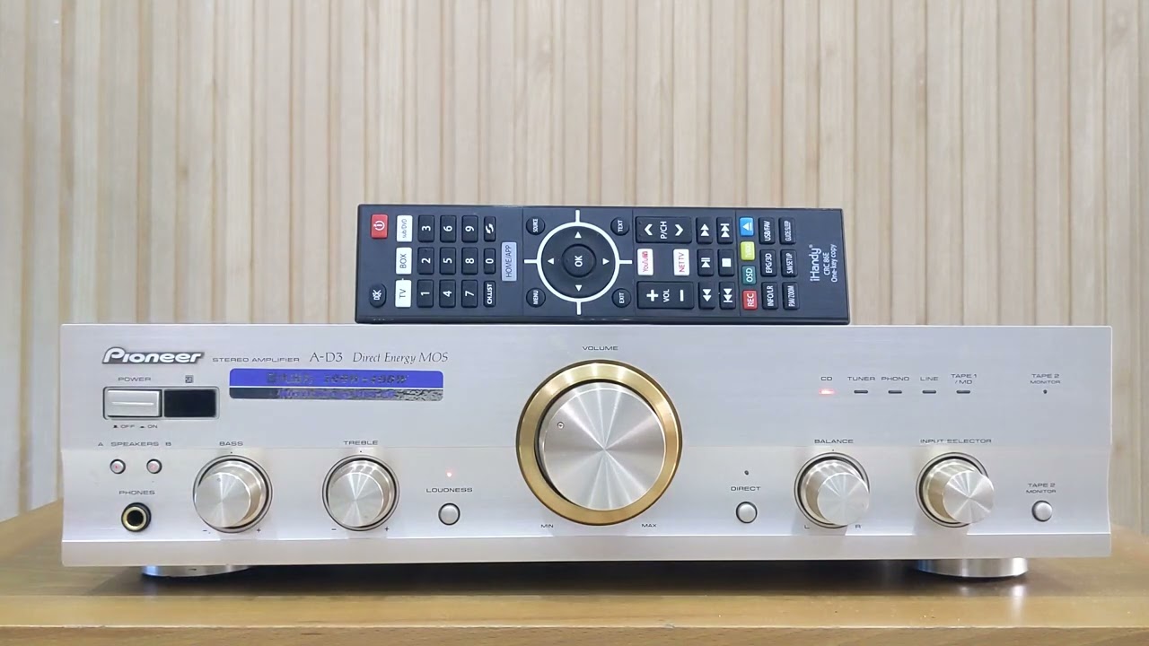 pioneer A-D3 - YouTube