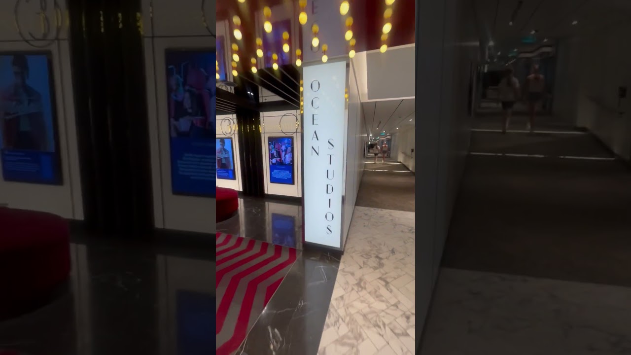 Ocean Studios Cinema #holiday #shortvideo #cruiseship