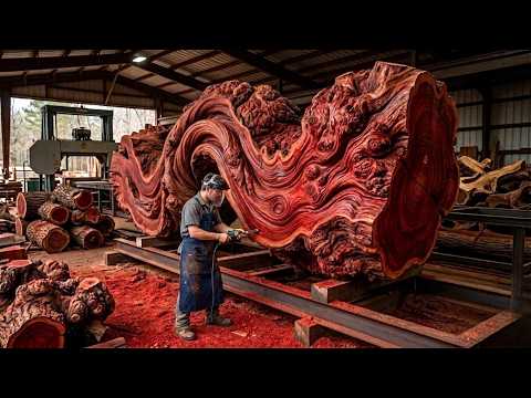 No One Wanted This Giant, Twisted Burl Lychee Wood Root—Until It Became a Thousand-Dollar Table