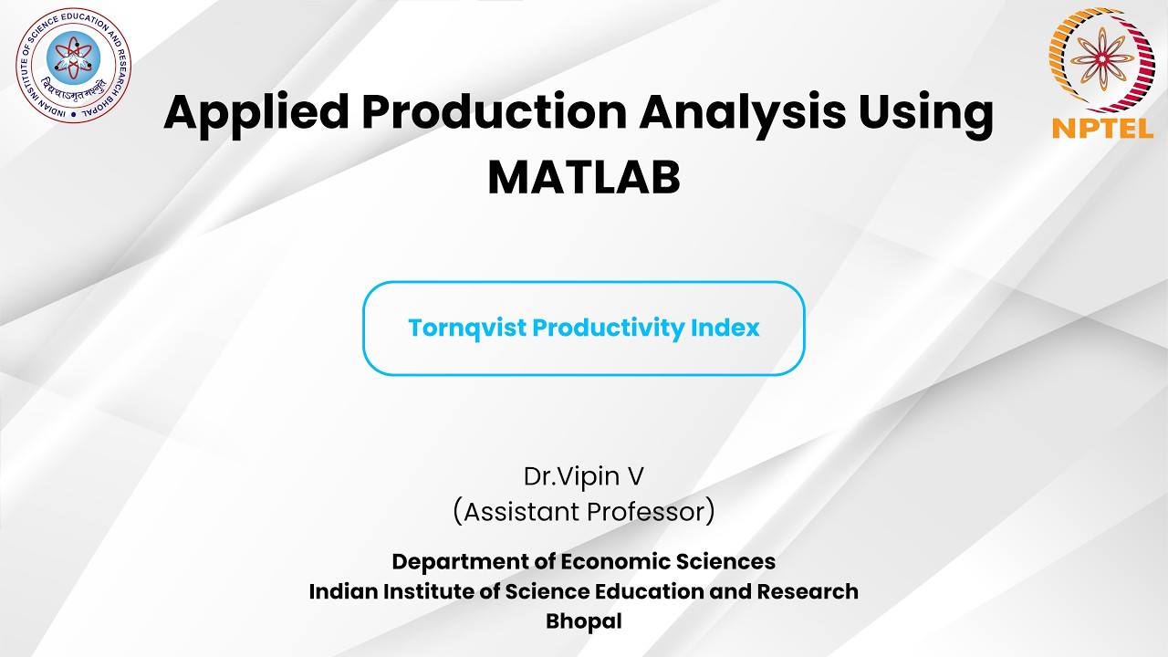 Tornqvist Productivity Index — Transcript