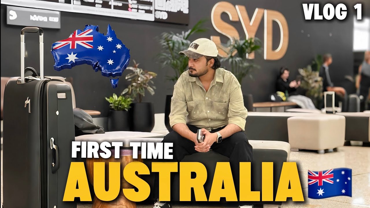 First time Sydney, Australia 🇦🇺 | India to Australia Journey 🇮🇳✈️🇦🇺 | Yazdan Australia Vlog 1 