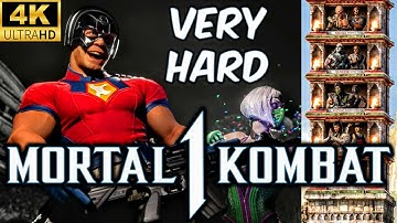 MK1 *PEACEMAKER* VERY HARD KLASSIC TOWER GAMEPLAY!! (KHAMELEON AS KAMEO) 4K 60 FPS (NO MATCHES LOST)