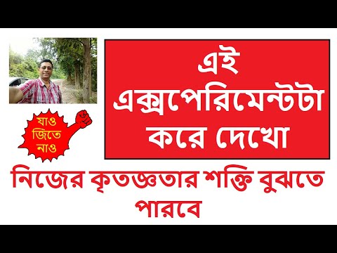 ভিডিও: কৃতজ্ঞতার শক্তি