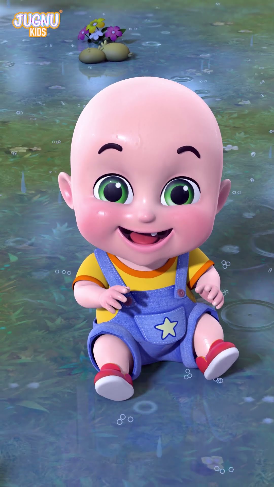 ?️ Barish aayi cham cham cham | Rain Song | hindi nursery rhymes for children #shorts #shortsfeed