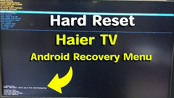 How to Hard Reset Haier TV via Android Recovery Menu | Google TV Android TV OS
