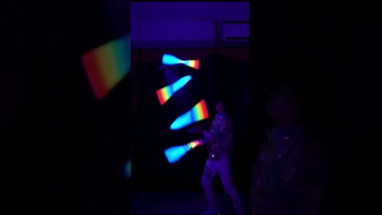 LED Club Juggling #clubjuggling #led #juggling #jugglingclubs #thailand