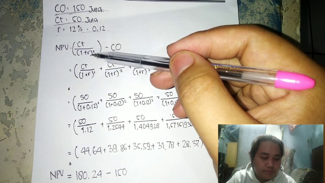 Cara Perhitungan NPV 