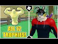 How to get ALL 12 TROPHIES + LOCATIONS in BULKED UP! [ROBLOX]