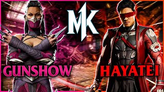 MILEENA&#39;S MIX IS UNSTOPPABLE! - GunShow vs Hayatei (Mortal Kombat 1)