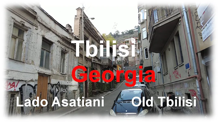🇬🇪 Old Tbilisi, Geirgia, #15, Lado Asatiani St. (Entire Street) Walking Tour.
