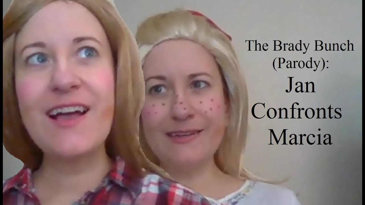 The Brady Bunch (Parody) Jan Confronts Marcia Skit) YouTube