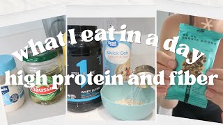 A Balanced Day of Meals During Pregnancy With High Protein and Fiber Goals