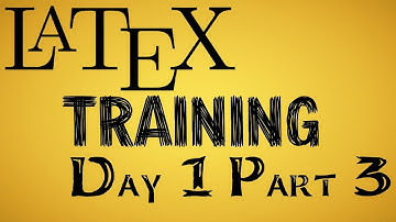 LaTex Training | Day 1 Part 3 | Sunil Simkhada Sir | Ninja Guru