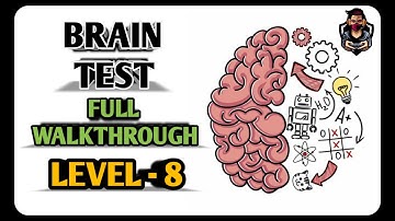 Brain Test - Level 8 - Feed the Cat please, he is Hungry | Full Walkthrough