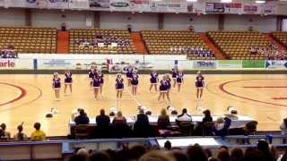 Oakwood Varsity Cheer Vermilion County Competition 2014 session 1