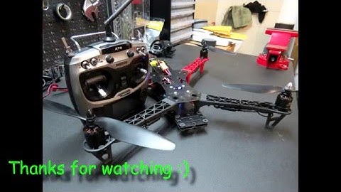 How to build a X-mode Alien quadcopter drone - Not the FPV version yet