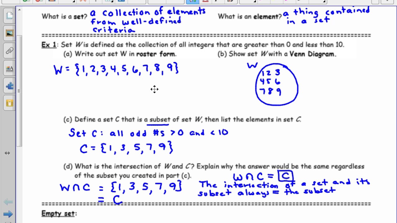A2 Video 15 2 More Sets and Probability - YouTube