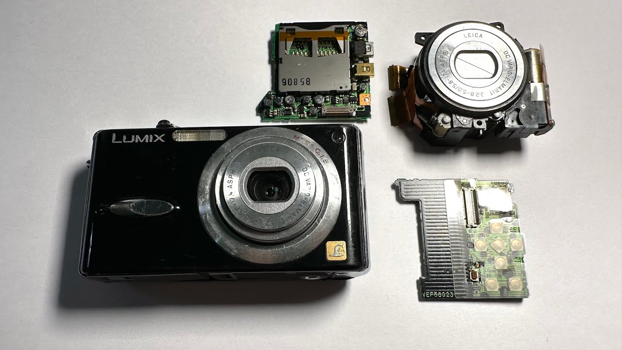 Panasonic Lumix DMC FX8 lens replacement - YouTube