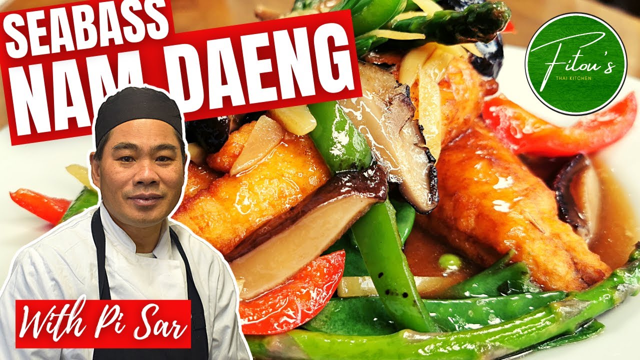 FISH in RED SAUCE recipe Chinese inspired THAI dishes Fitous Thai