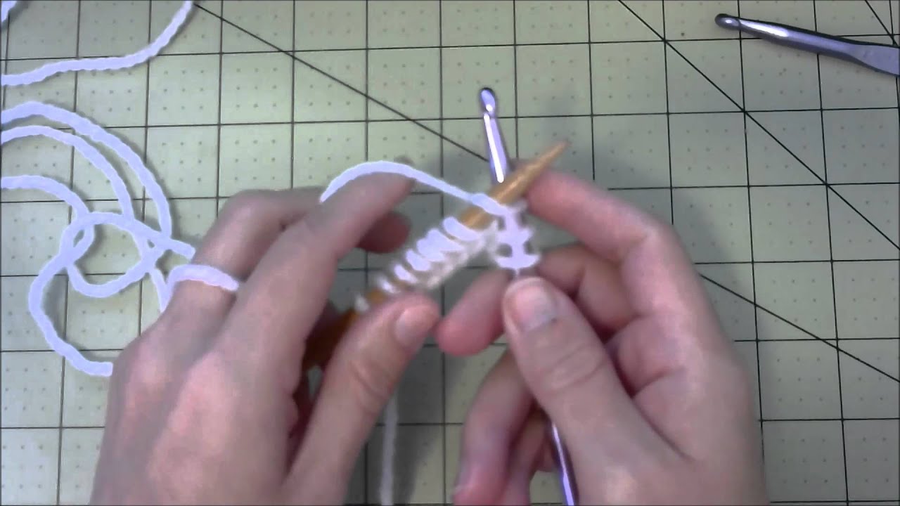 Knitting Lessons for Crocheters: Part 2, the Knit Stitch - YouTube