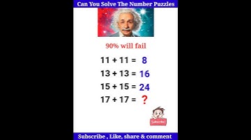 Can You Solve The Number Puzzles | @arvindkumarsharma2 | Iq Test #math #mathspuzzle #shorts #viral