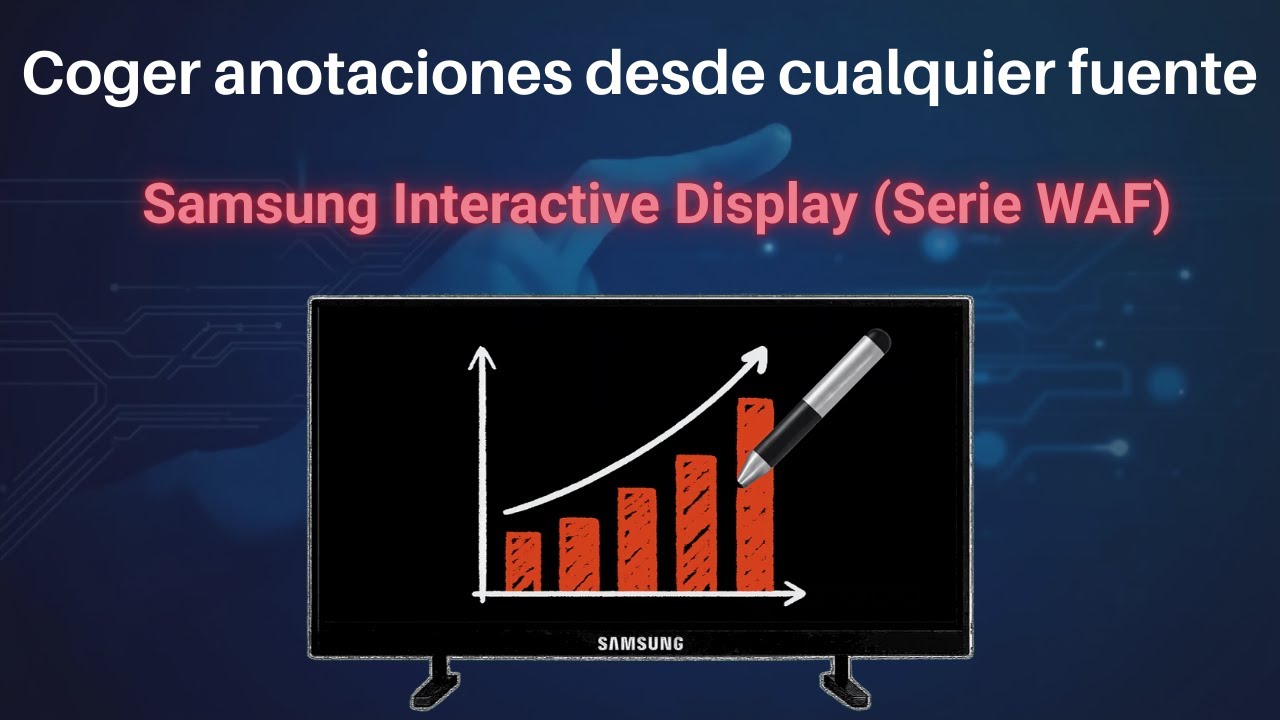 Samsung Interactive Display (Serie WAF) - Anotaciones sobre cualquier fuente