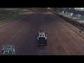 GTA V 5 star chase on race track