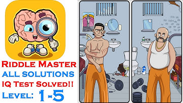 Riddle Master | Can you find all clues? | Game levels 1 - 5 Gameplay Walkthrough | ( IOS - Android)