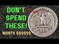 Valuable Washington Quarter Dollar Coins Worth BIG Money! Rare Quarters To Look For in Your Change!