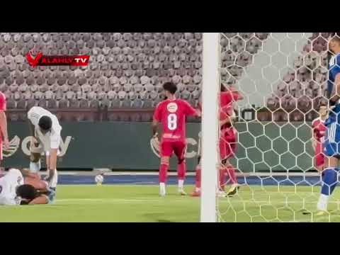 الهدف الاول للنادي الأهلي ياسين مرعي امام بتروجيت في المباراة الودية