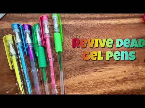 How to revive or unclog a clogged gel pen