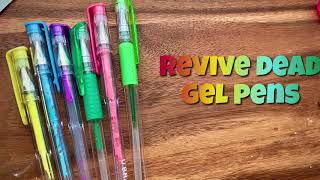 How to revive or unclog a clogged gel pen