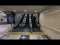 【三菱】エスカレーター2X 小田急線で町田駅から玉川学園前駅へ Mitsubishi Escalator 2X Odakyu Line Japan