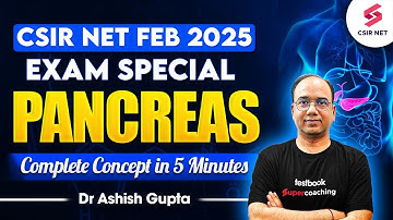 CSIR NET Feb 2025 | Life Science Preparation | Pancreas Full Explanation | Dr Ashish Gupta