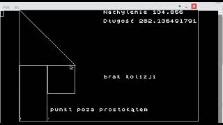 Kurs programowania Basic C - cz. 7 Okno graficzne, sprawdzanie kolizji i kierunku