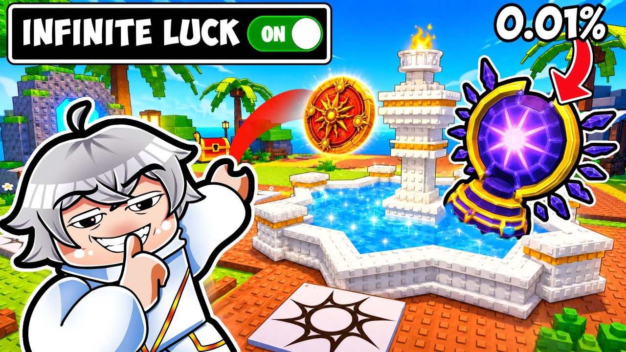 GG! Aku Dapet CHAOS 0,1% dan Dikasih Admin INFINITE LUCK di Throw a Coin Roblox?!