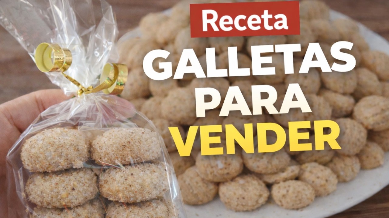 Galletas fáciles para vender | Galletas caseras que puedes vender