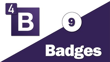 9 - ( Bootstrap 4 Tutorial ) Components : Badges