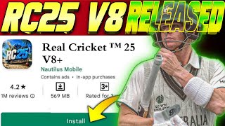 Real Cricket 25 V8 Beta Download & Setup Process Step By Step | RC25 V8 Download Link 🏏 screenshot 2