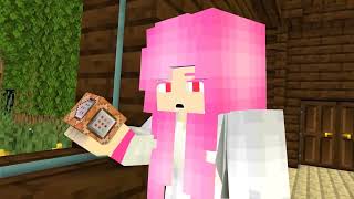 Believer Remix Song   Romy Wave Cover Minecraft Animation Pinkie Angel   Story Version B [REVERSE] Resimi