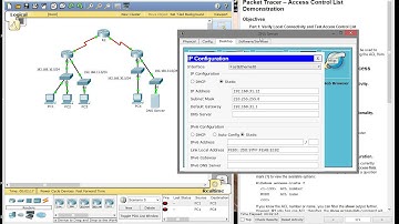 CCNA 2 Packet Tracer Activity 9.1.1.6 solution