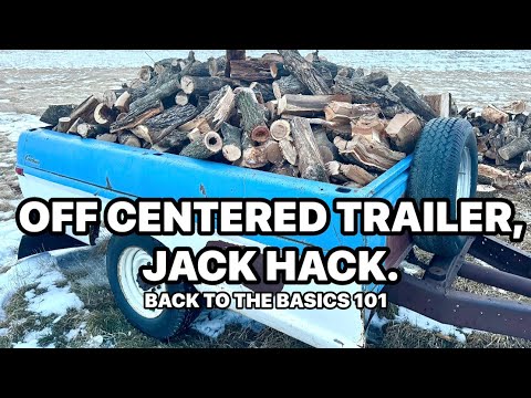￼ Off centered trailer jack trick .￼