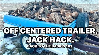 ￼ Off centered trailer jack trick .￼