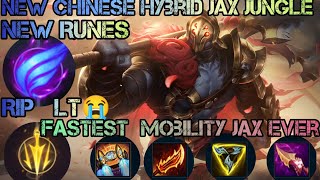 How to Play New Chinese Hybrid Jax jungle - League of legends - (Fastest Mobility Jax ever)