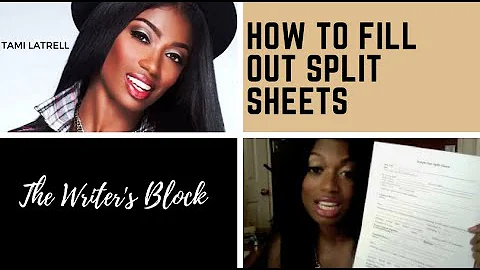 Tami LaTrell - How To Fill Out Split Sheets and Publishing