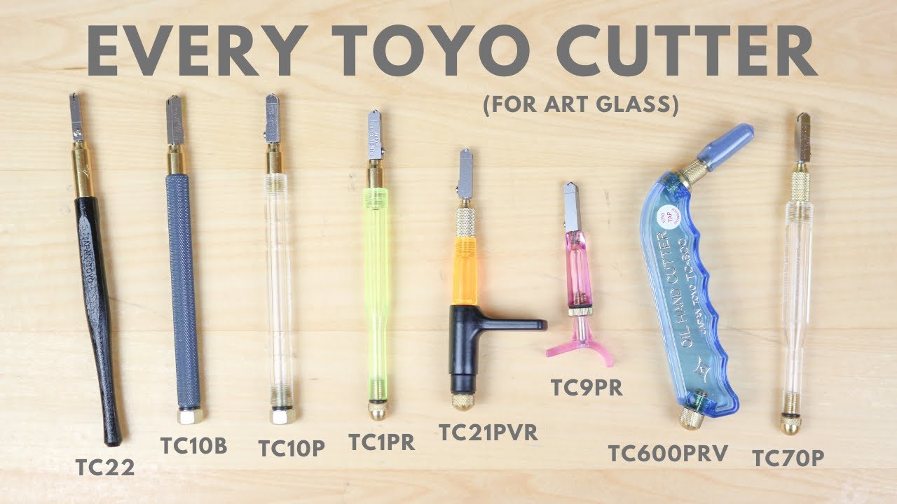 REVIEWING every TOYO art glass cutter available. 