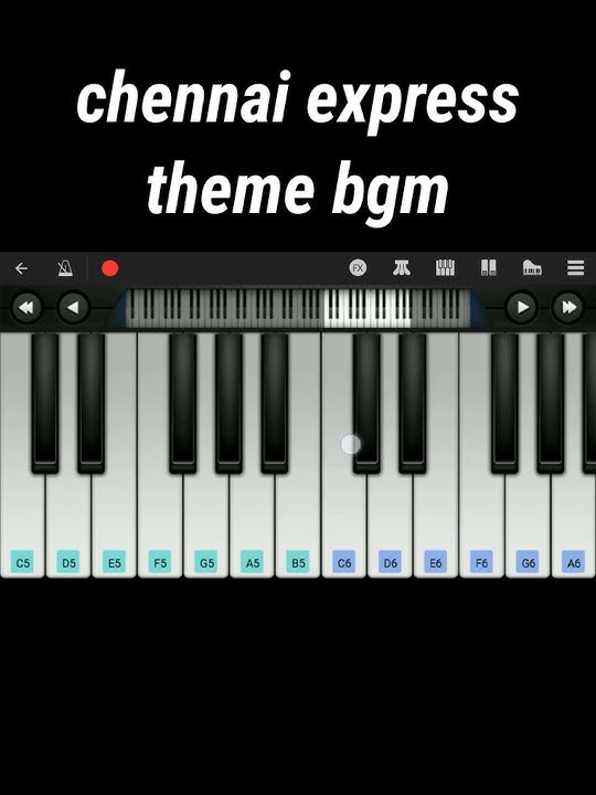 #chennai express #movie #theme #bgm #in #piano